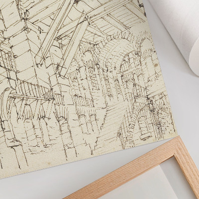 Premium wall art Architectural studies, null by Giovanni Battista Piranesi
