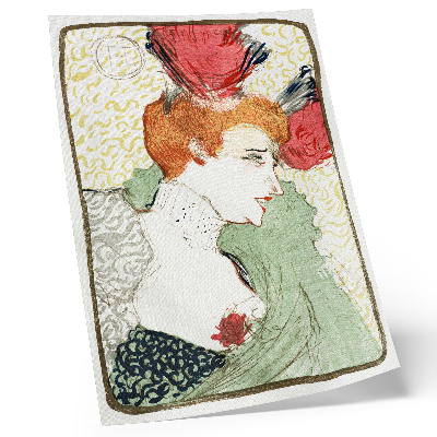 Decorative poster Bust of Miss Lender (1895), high-resolution print by Henri de Toulouse–Lautrec