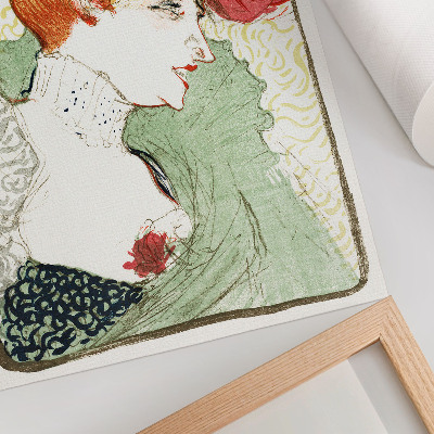 Decorative poster Bust of Miss Lender (1895), high-resolution print by Henri de Toulouse–Lautrec