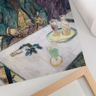 Poster of the high-resolution painting Mr. Boileau in the Café by Henri de Toulouse-Lautrec