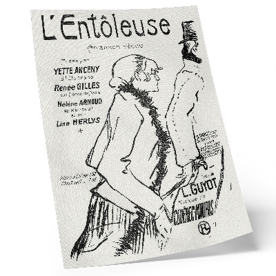 Premium wall art Poor Street Walker! (1893) engraving by Henri de Toulouse-Lautrec