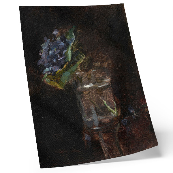 Poster Henri de Toulouse–Lautrec, Bouquet of Violets in a Vase (1882), still life
