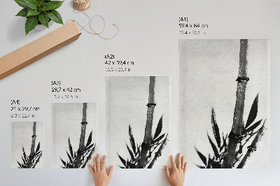 Art print Bamboo by Katsushika Hokusai (1760–1849) in vintage Japanese painting