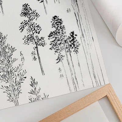 Art print Hokusai's Pines (1800-1900) – vintage Japanese woodblock print