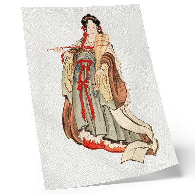 Art print Benten (Goddess of Love) (18th–19th century), an illustration of a Japanese woman from the Stone Age by Katsushika Hokusai