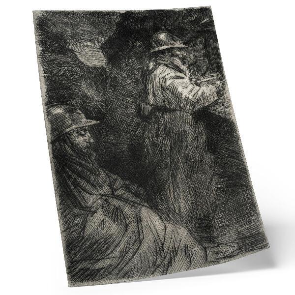 Art print In the Barracks – Théophile Alexandre Steinlen