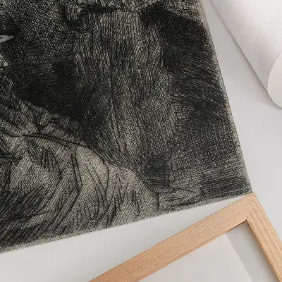 Art print In the Barracks by Théophile Alexandre Steinlen