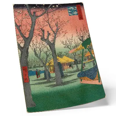 Kamata Plum Garden Art Print original from the Minneapolis Institute of Art