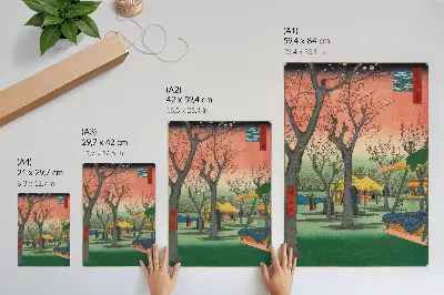 Kamata Plum Garden Art Print original from the Minneapolis Institute of Art