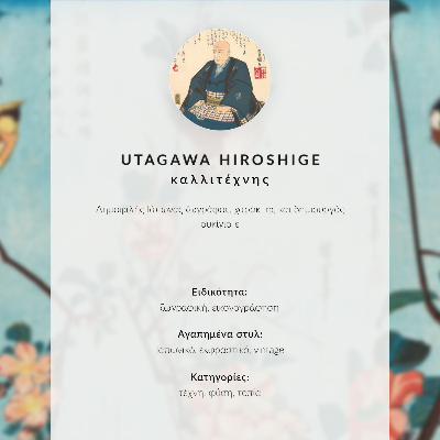 Decorative poster Utagawa Hiroshige's Suidobashi and Surugadai Bridge (1857)