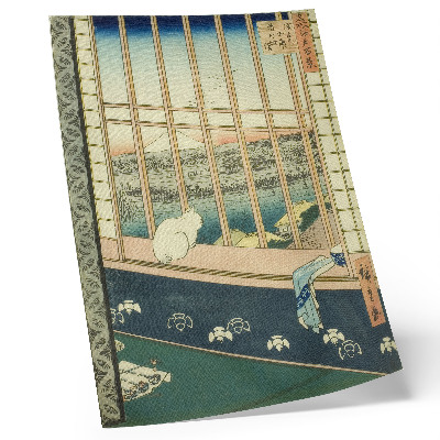 Premium wall art Asakusa Rice Fields and the Torinomachi Festival from the series One Hundred Famous Views of Edo by Hiroshige