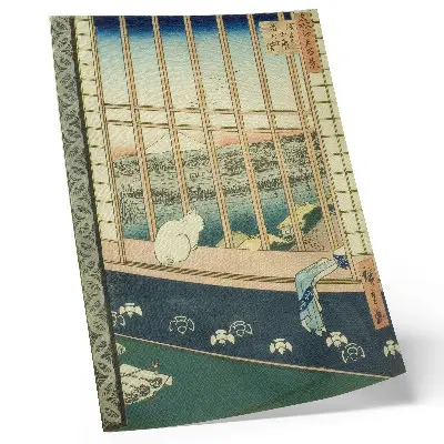Asakusa Rice Fields and the Torinomachi Festival wall art from the One Hundred Famous Views of Edo series by Hiroshige
