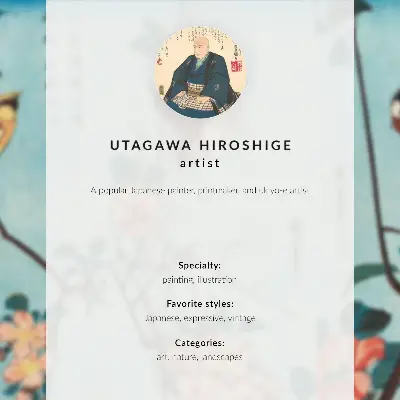 Fujisawa by Utagawa Hiroshige poster