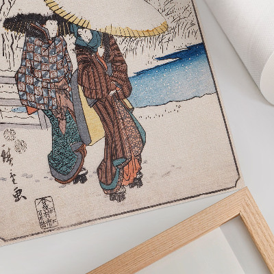Poster Fujisawa by Utagawa Hiroshige