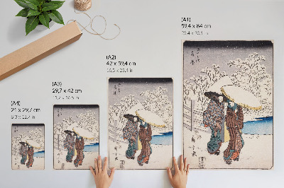 Poster Fujisawa by Utagawa Hiroshige