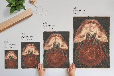 Decorative poster The First Book of Urizen, tablet 16 (Bentley 17)