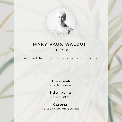 Poster Wild Pineapple (Tillandsia fasciculata) (1921) by Mary Vaux Walcott