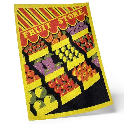 The Fruit Shop 1936 Federal Art Project decorative poster decorative poster
