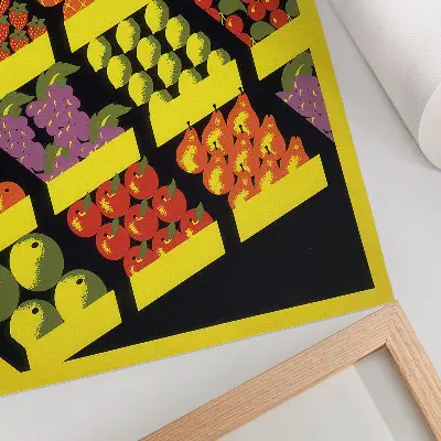 The Fruit Shop 1936 Federal Art Project decorative poster decorative poster