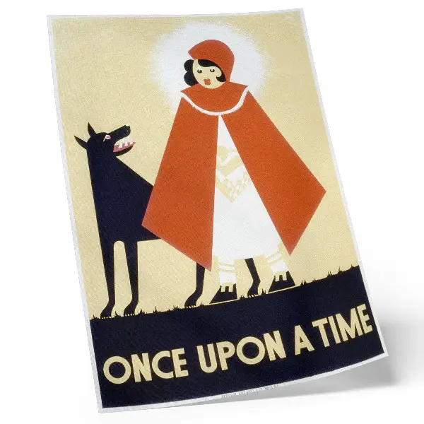 Art print featuring Once Upon a Time by Kenneth Whitley from 1936