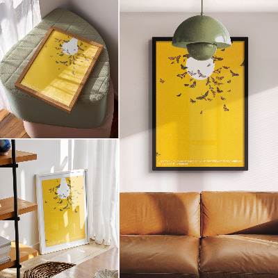 Premium wall art Lightbulb Poster (1974) by Ken White