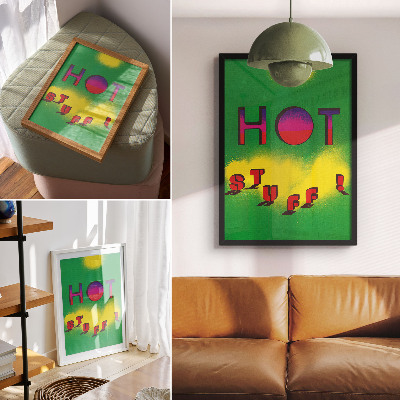 Decorative poster Hot Stuff! (1985) – Lanny Sommese poster
