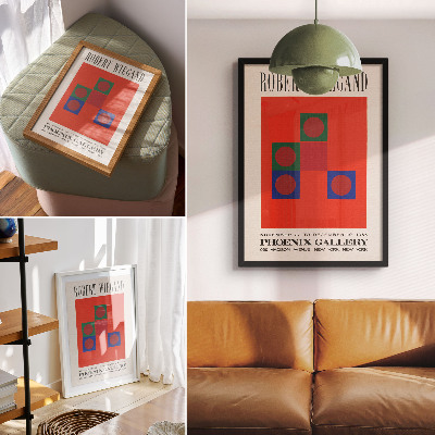Poster Robert Wiegand's exhibition poster (1965)