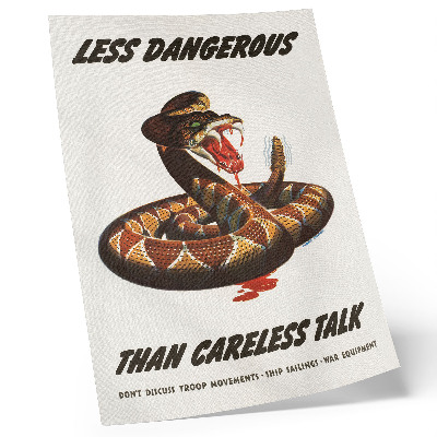 Art print Snake Poster (1944) by Albert Dorne