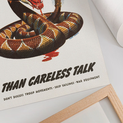 Art print Snake Poster (1944) by Albert Dorne