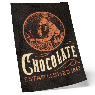 Webb's Chocolate 1843 chromolithography premium wall art