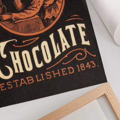 Premium wall art Webb's Chocolate (1843) – chromolithography