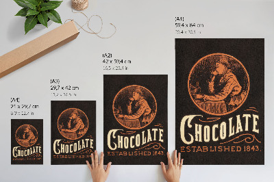 Premium wall art Webb's Chocolate (1843) – chromolithography