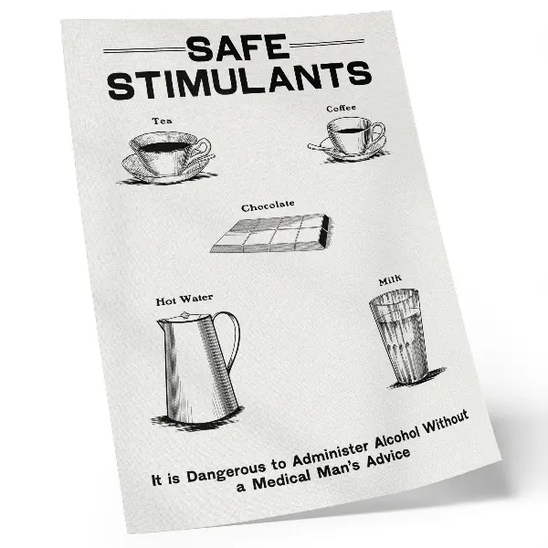 Safe Stimulants by the Dominion Scientific Absorption Committee art print