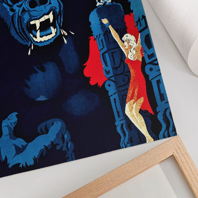 Premium wall art Danish film poster for King Kong (1933)
