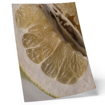 Decorative poster A citrus slice with juicy segments