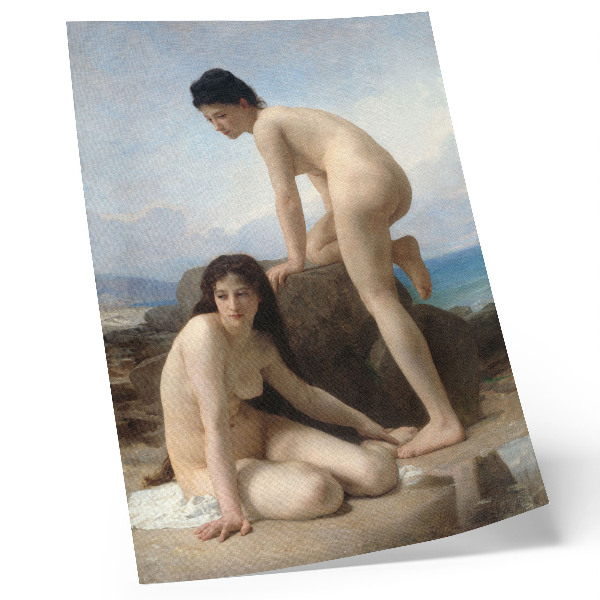 Art print Bathing Women by William Adolphe Bouguereau