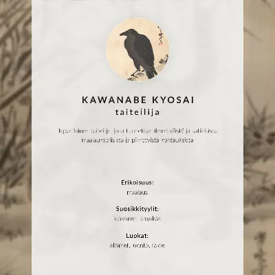 Cat Catching a Frog by Kawanabe Kyosai premium wall art