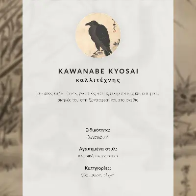 Cat Catching a Frog by Kawanabe Kyosai premium wall art