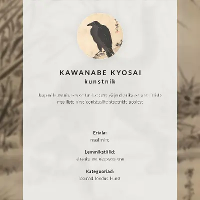 Cat Catching a Frog by Kawanabe Kyosai premium wall art