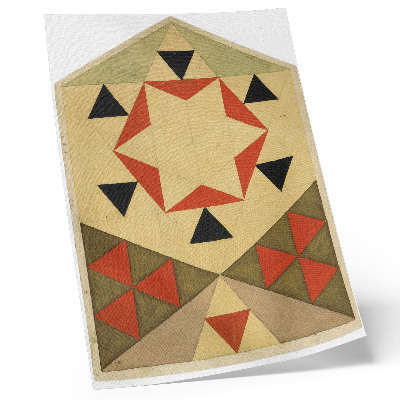 Art print Geometric Study (student work) (1903), high-resolution image by Egon Schiele