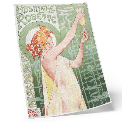 Art print Privat Livemont (1896) chromolithograph by Absinthe Robette