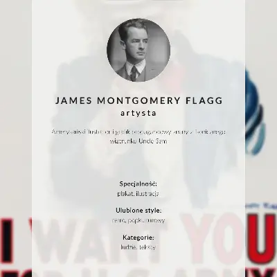 Wanted Poster aesthetic lithograph by James Montgomery Flagg featuring American soldiers