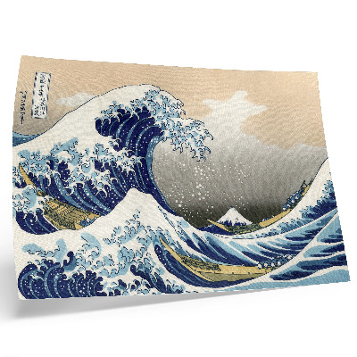 Poster The Great Wave off Kanagawa (1760–1849) by Hokusai – Japanese ukiyo-e woodblock print