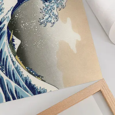 The Great Wave off Kanagawa by Hokusai Japanese ukiyo-e woodblock print poster
