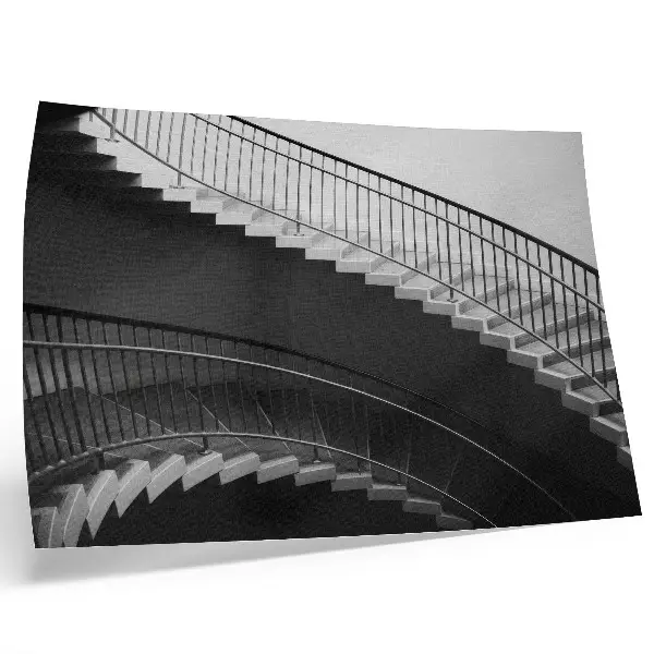 Photo canvas black and white elegance with modern forms
