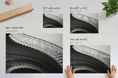Photo canvas black and white elegance with modern forms