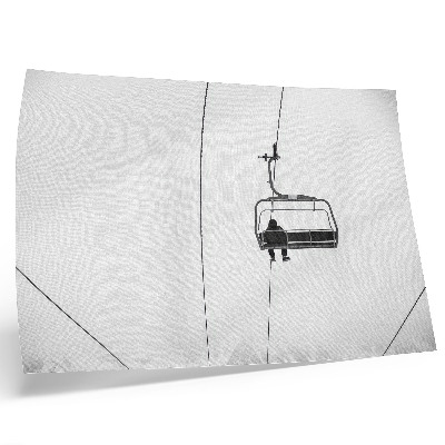 Poster Minimalism, solitude, peace, winter landscape