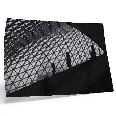 Decorative canvas print Modern roof silhouette contrast