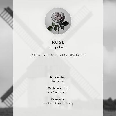 Decorative canvas print A black and white windmill in a field with horses