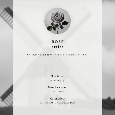 Decorative canvas print featuring a black and white windmill in a field with horses